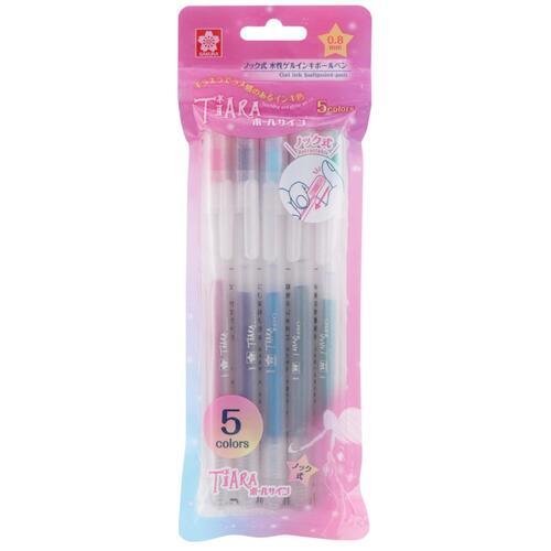 ❤️新品未使用❤️サクラ⭐️スカラー5点セット サクラクレパス（SAKURA） ボールサイン ティアラノック 5色セット
