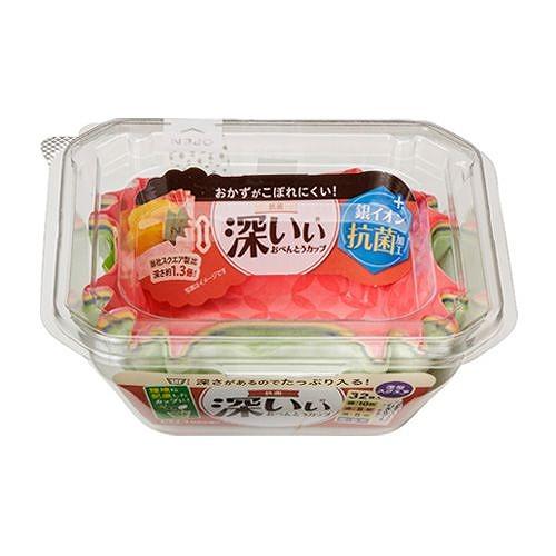 東洋アルミ　抗菌深いぃおべんとうカップ　深型　スクエア　4色32枚 ハンズ | 
