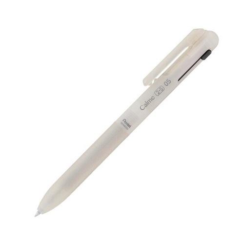 ぺんてる（Pentel）　カルム（Calme）限定リラックスフロストシリーズ　多機能ボールペン　0.5mm　BXAW355L4　シアーベージュ軸 ハン | 