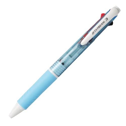 三菱鉛筆 ジェットストリーム 3色ボールペン 0.7mm SXE3-400-07 水色