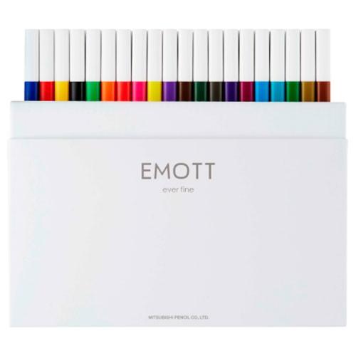 人気ブランド 三菱鉛筆 エモット Emott 40色セット マーカー サインペン サインペン 水性マーカー 東急ハンズ 輝く高品質な Gestcapchile Cl