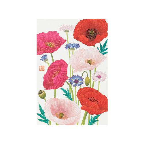 ミドリ（MIDORI） ポストカード019 80019 ポピー柄 S3 ハンズ : ハンズ