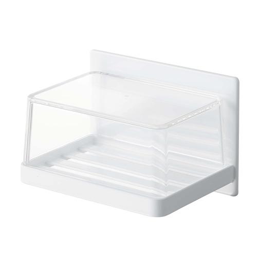 タワー（tower）　マグネットバスルームカバー付ソープトレー　5554　ホワイト ハンズ | 