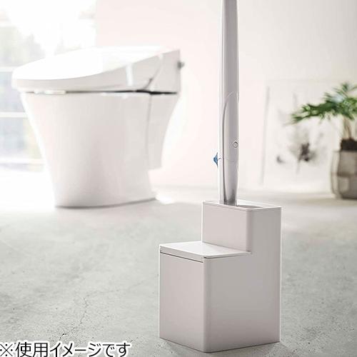 山崎実業　タワー（tower）　替ブラシ収納付　流せるトイレブラシスタンド　5722　ホワイト ハンズ |  | 01