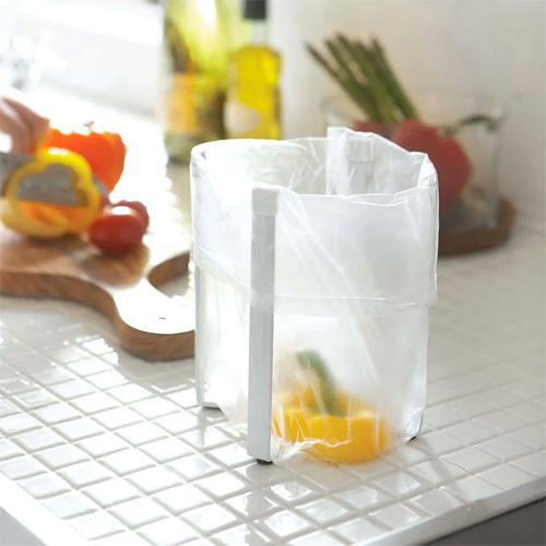 山崎実業　tower（タワー）　ポリ袋ホルダー　ホワイト ハンズ |  | 01