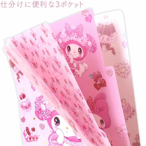 クローズ・ピン サンリオキャラクターズ×飴ノ森ふみか A5クリア
