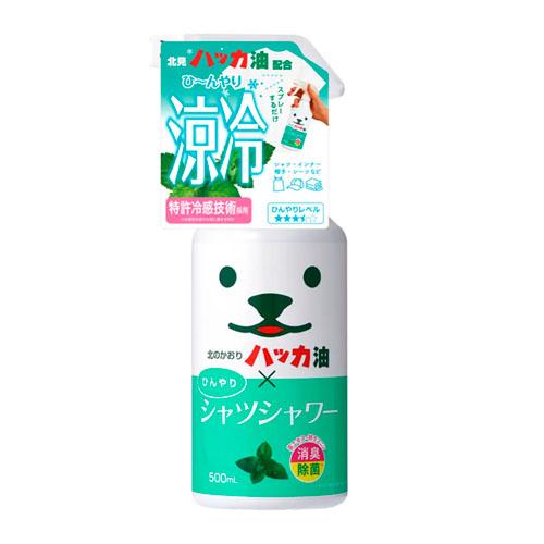ひんやりシャツシャワー　北見ハッカ　7本 ときわ商会 ひんやりシャツシャワー 北見ハッカ 500mL ハンズ