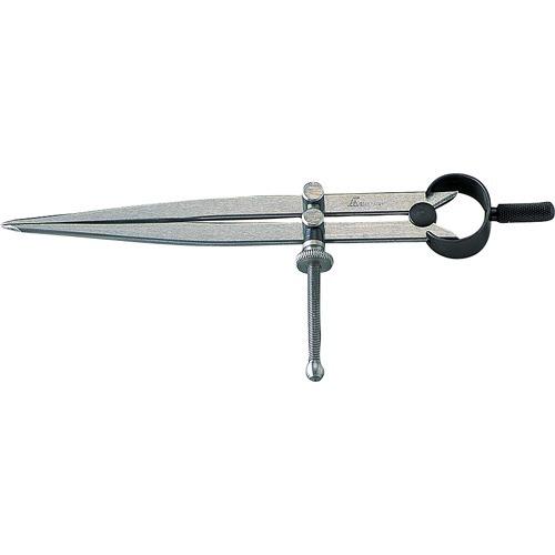 シンワ 鋼製コンパス15cmスプリング付 A │メジャー・測量用品 はかり  