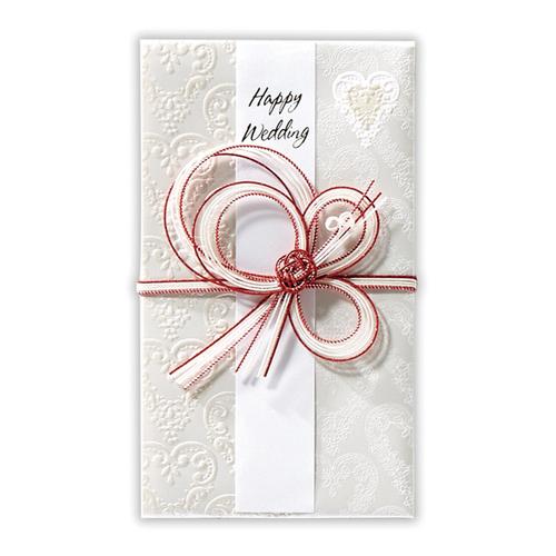 ホールマーク（Hallmark）　祝儀袋　御結婚御祝　多当　寿　820244　エンボスハート白3 ハンズ | 