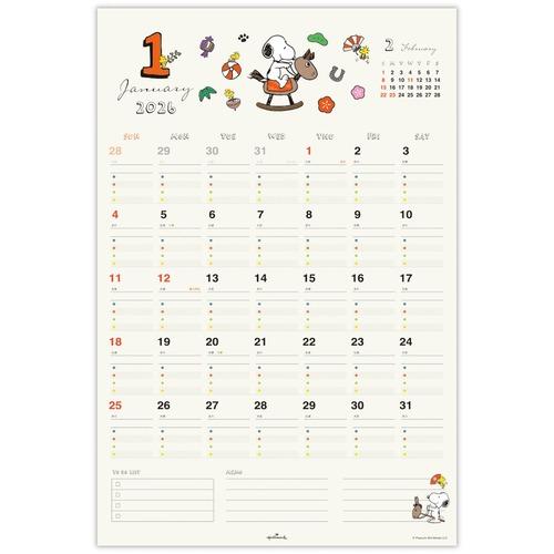 2026年版・壁掛】 ホールマーク（Hallmark） シール付きファミリー