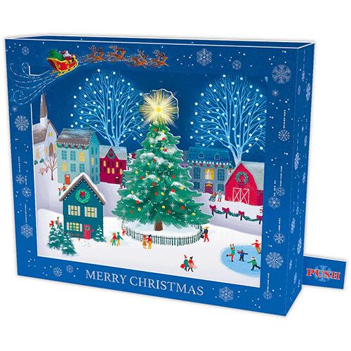 ホールマーク（Hallmark） 立体クリスマスオルゴールカード 立てて