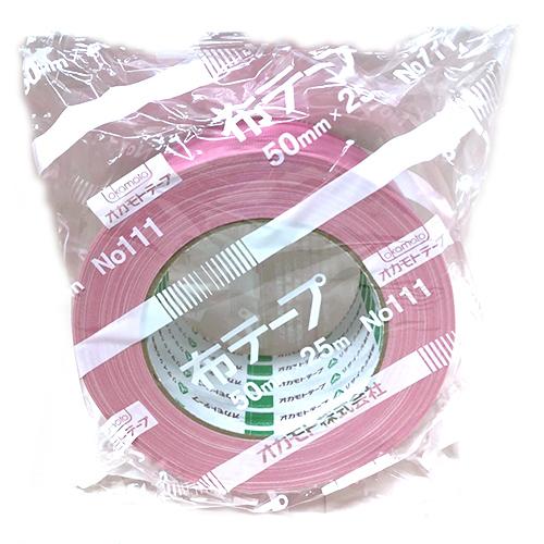 オカモト　布粘着テープ　No.111カラー　ピンク ハンズ | 