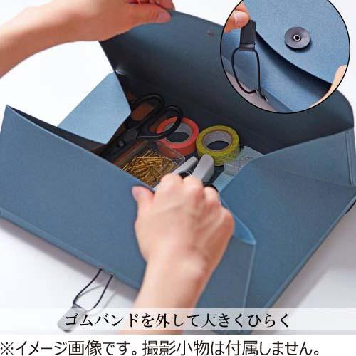 キングジム（KING　JIM）　ロッツ　フルオープンケース　4886　ネイビー ハンズ |  | 02