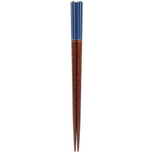 カワイ 食洗箸 HAKKAKU 紫苑 23cm 青 ハンズ : ハンズYahoo