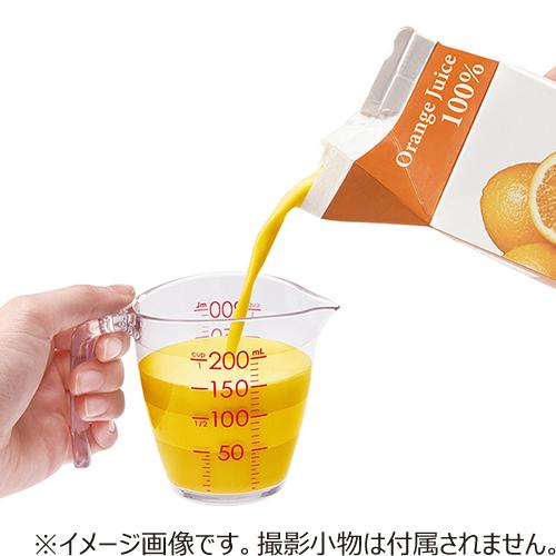 マーナ（marna）　目盛りが見やすい計量カップ　K649CL　200mL ハンズ |  | 03