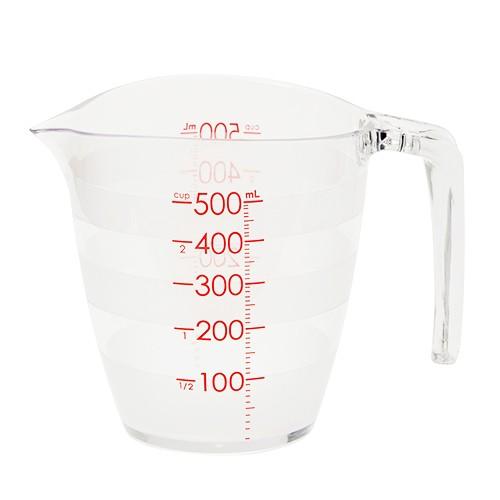 マーナ（marna）　目盛りが見やすい計量カップ　K728　500mL ハンズ | 