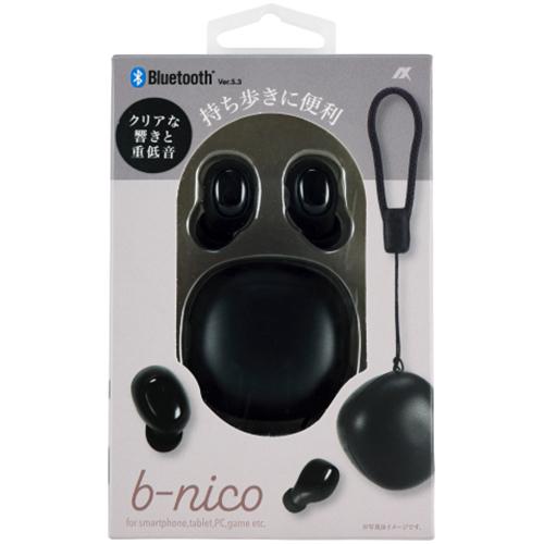 アクセス（AXES） b-nico 完全ワイヤレスイヤホン AH-TWS03 ブラック