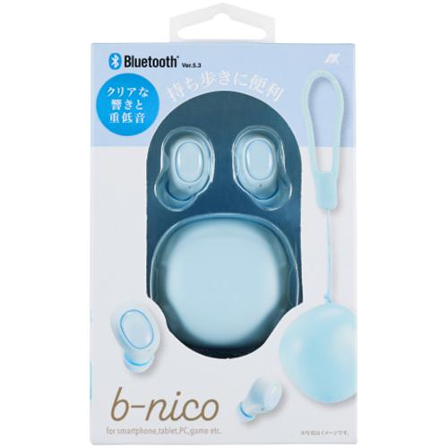 アクセス（AXES） b-nico 完全ワイヤレスイヤホン AH-TWS03 ブルー