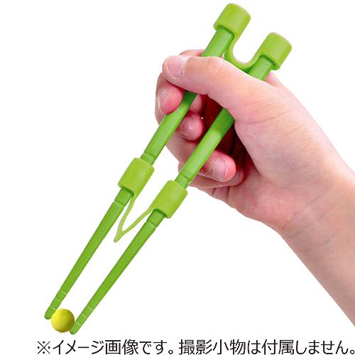 ののじ　はじめてのちゃんと箸　SS　16cm　LCS-16G/Cad　グリーン ハンズ |  | 01