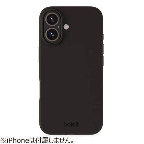 【iPhone16】　ホールディット（Holdit）　シリコンケース　ブラック ハンズ | 