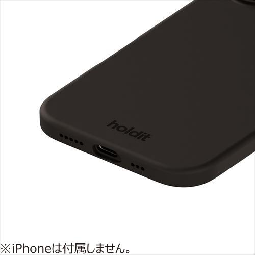 【iPhone16】　ホールディット（Holdit）　シリコンケース　ブラック ハンズ |  | 01