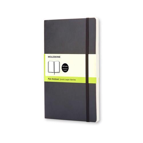 モレスキン（MOLESKINE）　クラシックノートブック　ソフトカバー　無地　ラージサイズ　ブラック ハンズ | 