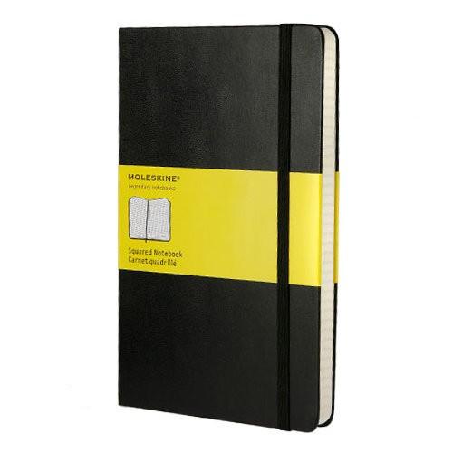 モレスキン（MOLESKINE）　クラシックノートブック　ハードカバー　方眼　ラージサイズ　ブラック　408887 ハンズ | 