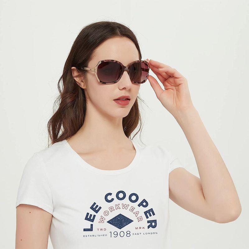 Lee Cooper UV保護を備えたレディース偏光サングラス - カジュアルスタイルのファッションアイウェア ワンサイズ フレーム - デ｜hands-new-shop｜03