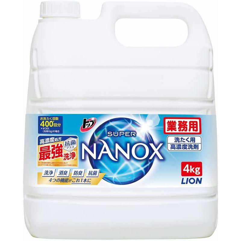 トップ ナノックス(NANOX) 業務用 大容量蛍光剤無配合 洗濯洗剤 液体 4kg つめかえ用大容量(4ｋｇ) クリスタルソープ｜hands-new-shop｜04