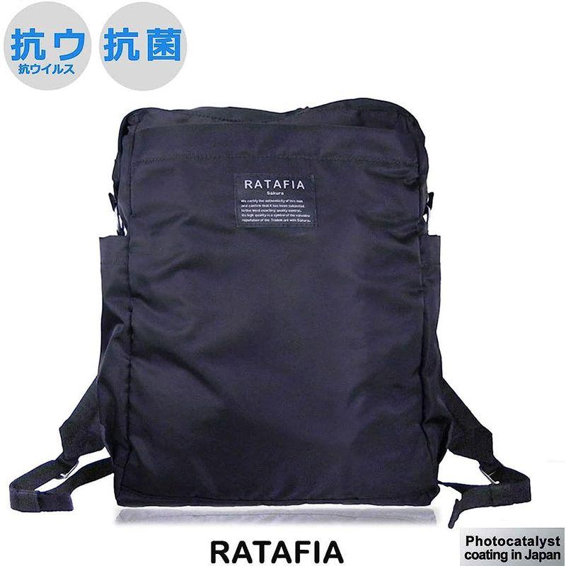 RATAFIA リュックトートバッグ レディース 2way 抗菌 パソコン マザーズバッグ 旅行 大容量 ナイロン トート型リュックサック
