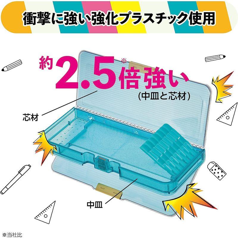 クツワ ペンケース マグネット筆入 タフクリア クリア CH204CL｜hands-new-shop｜08