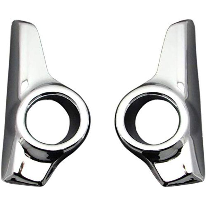 BRIGHTZ ekスペースカスタム B11A 前期 メッキフォグライトカバー FOGCOV016 B11 11 eKスペエスカスタム