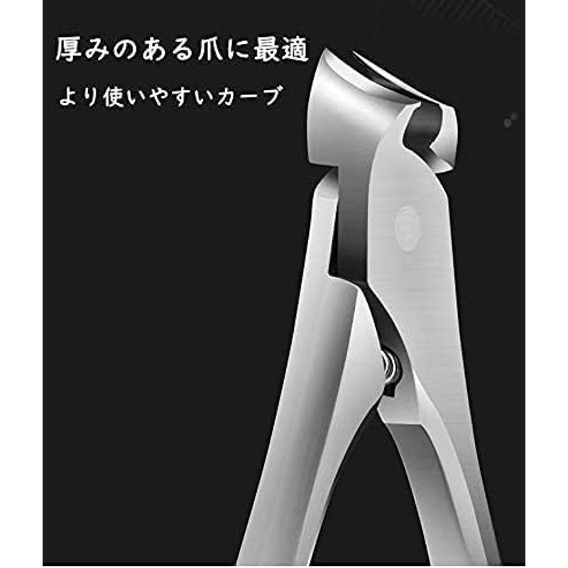 BAIHUOWU 爪切り ニッパー式 足用 つめきり ステンレス鋼 滑り止め プレミアム 超大型足爪切り 厚い爪 変形爪 硬い爪 巻き爪 最｜hands-new-shop｜02