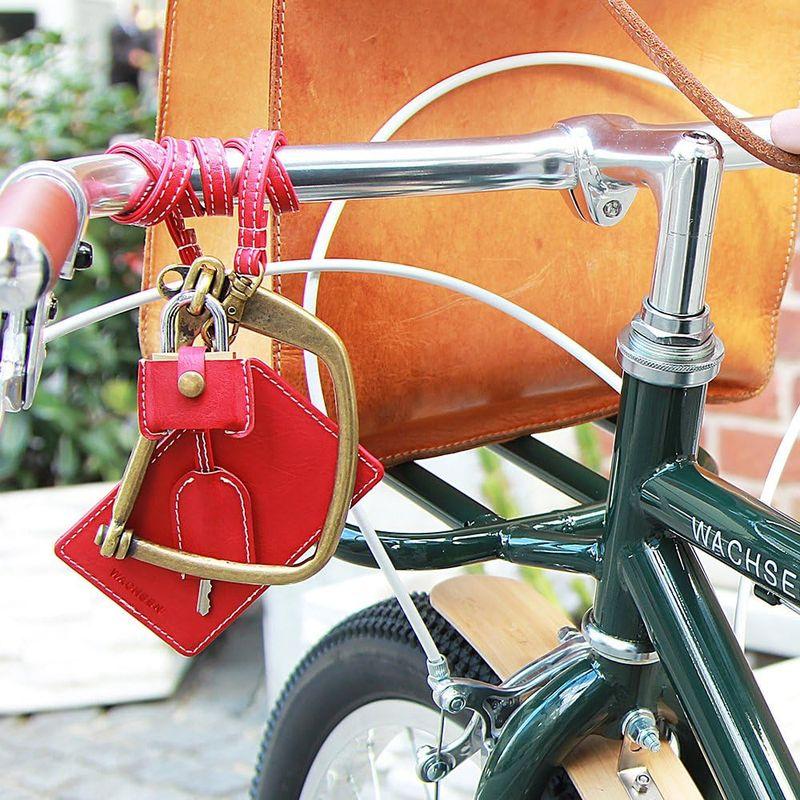 WACHSEN(ヴァクセン) Bicycle Lock パスケース付 キャメル WK-001-CM キャメル｜hands-new-shop｜09