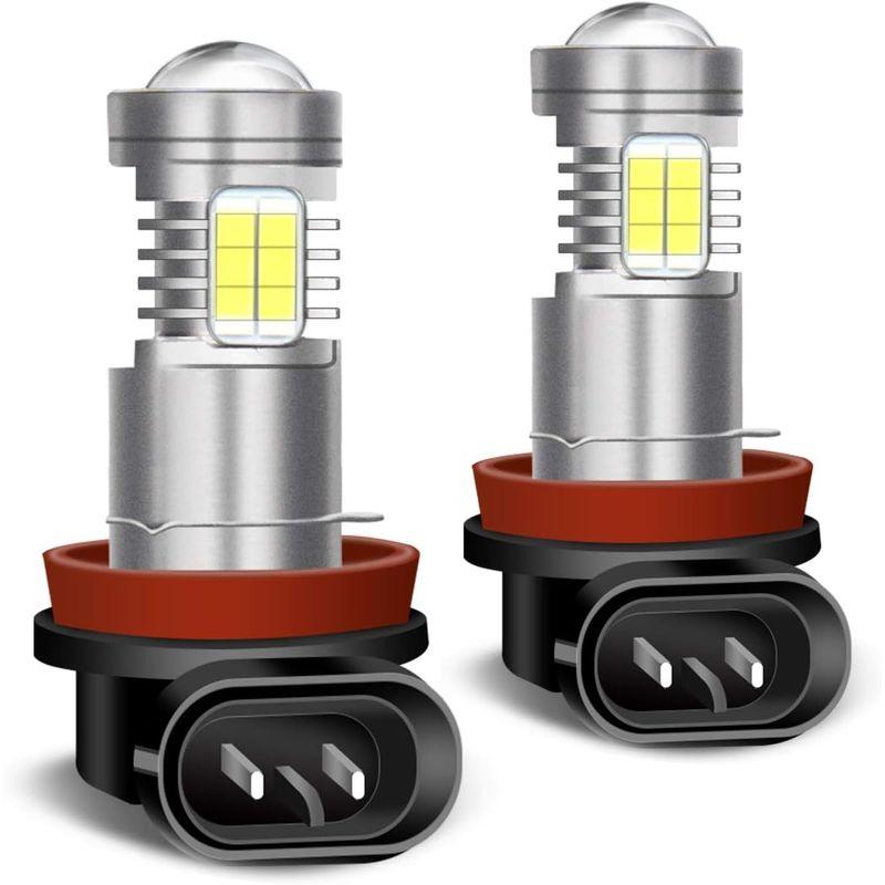 Briteye LED フォグランプ H8 H9 H11 H16 LED フォグ 4種類LEDバルブ交替兼用 6500K ホワイト 元のラン