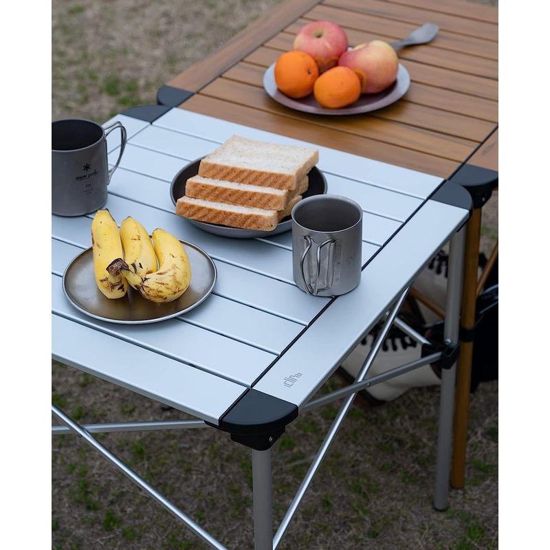 iClimb (アィクライム) アウトドア テーブル 性 キャンプ 折りたたみテーブル 耐荷重80kg ロールテーブル コンパクト キャンプ｜hands-new-shop｜03
