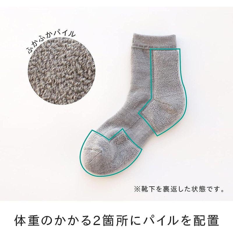 Mateller 靴下 メリノウール サポートソックス ブラック 23.0~25.5cm｜hands-new-shop｜06