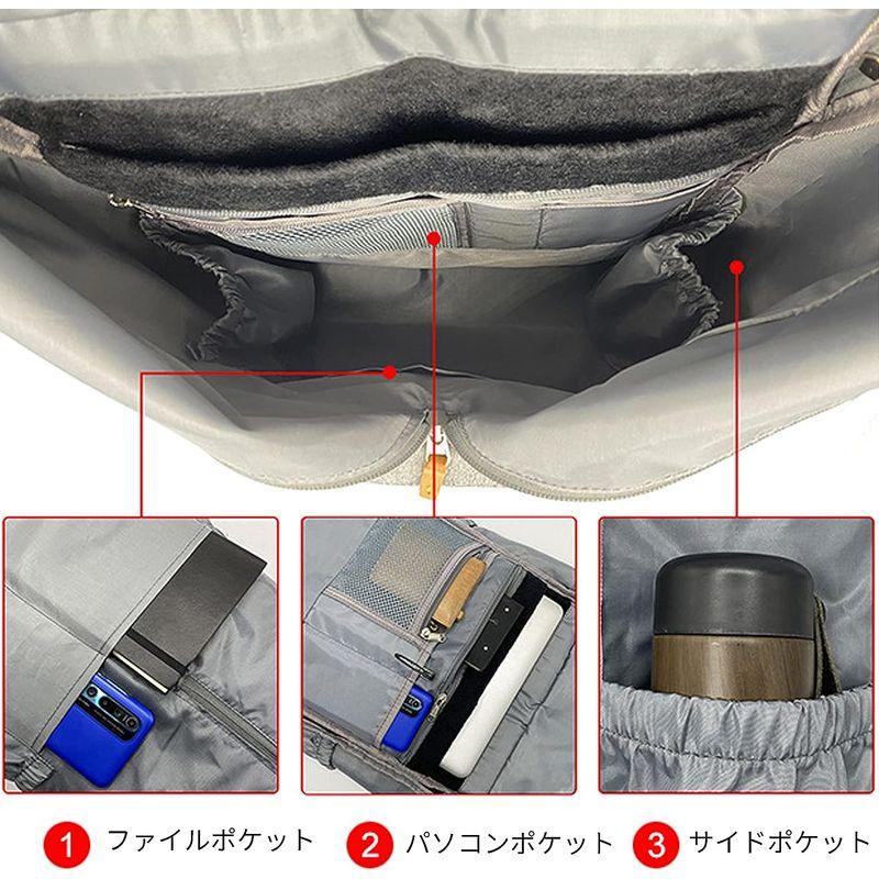 FANDARE リュックサック メンズ リュック A4 大容量 14インチPC対応 防水 多機能 スーツケースに固定可能 バックパック ビジ｜hands-new-shop｜05