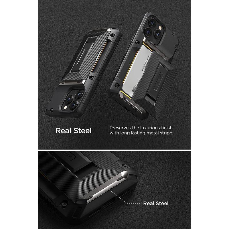 VRS iPhone 14 Pro Max 対応 ケース カバー 耐衝撃 ストラップホール/スタンド 付 スマホケース 衝撃吸収 背面 カー｜hands-new-shop｜02