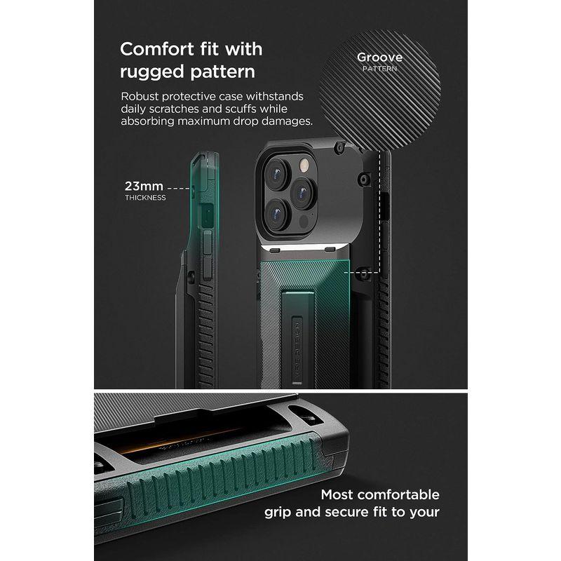 VRS iPhone 14 Pro Max 対応 ケース カバー 耐衝撃 ストラップホール/スタンド 付 スマホケース 衝撃吸収 背面 カー｜hands-new-shop｜10