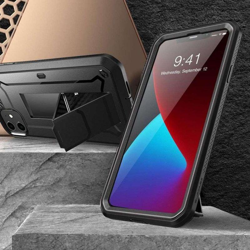 SUPCASE iPhone 12 mini ケース 5.4インチ 2020 新しいカバー 液晶保護フィルム と腰かけクリップ付き スタンド｜hands-new-shop｜02