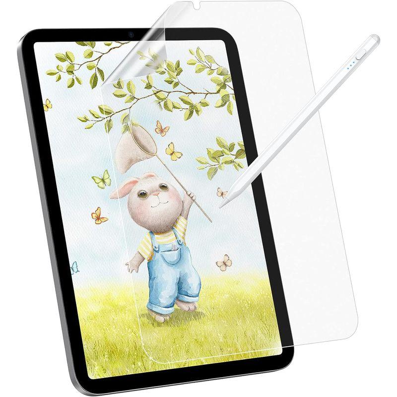 NIMASO ペーパー 感覚 フィルム iPad mini6 2021 用 第6世代 対応 保護 フィルム ペーパー 上質紙タイプ 反射低減｜hands-new-shop｜04