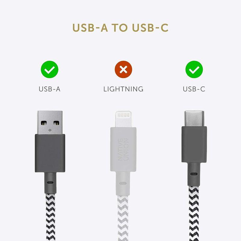 NATIVE UNION ネイティブユニオン Belt Cable USB-C to USB-A 1.2m 急速充電ケーブル レザーストラッ｜hands-new-shop｜04