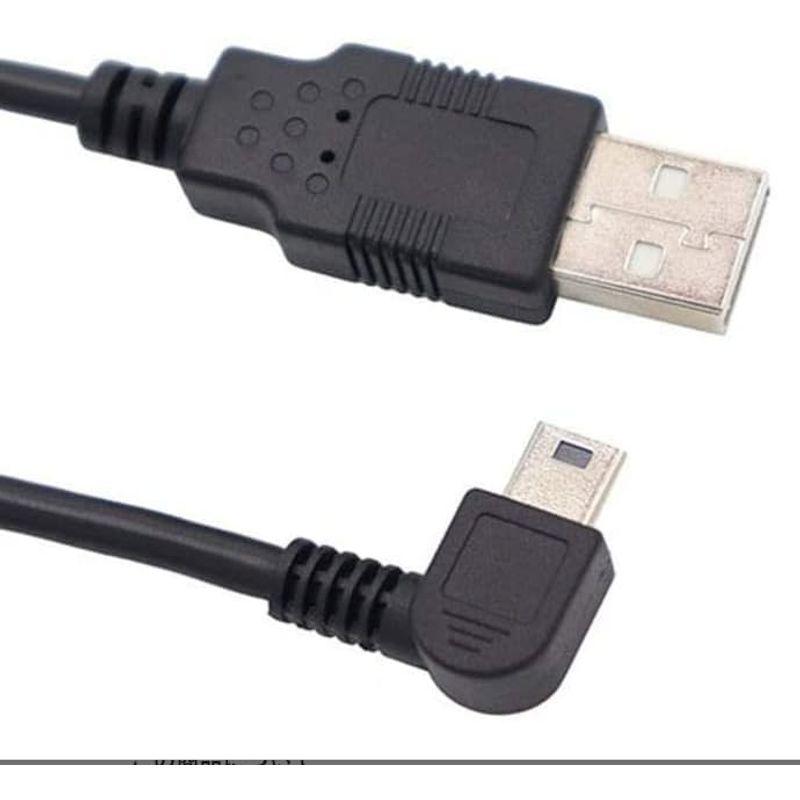 KKM-ラブショー USB 2.0 ミニケーブル USB(A)オス-USB(miniB)オス L型 上下左右90°方向変換ケーブル 金メッキ｜hands-new-shop｜02