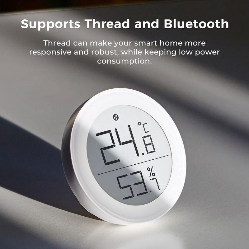 Qingping 温湿度計Tバージョン、Apple HomeKitプラットフォームに対応可能、ThreadとBluetoothの2種類の無線｜hands-new-shop｜02