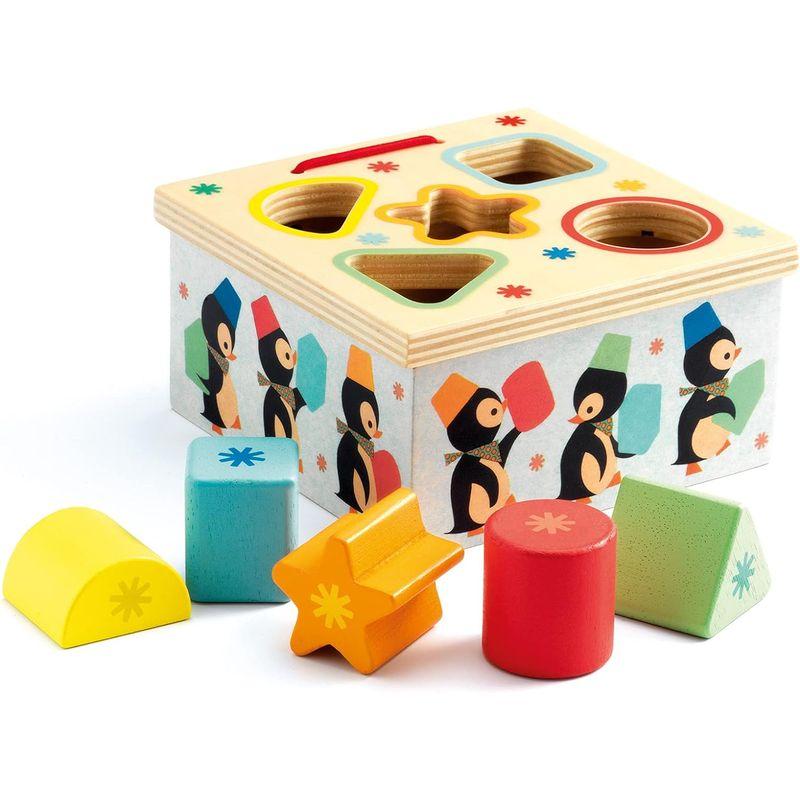 DJECO ジェコ ジオピンギー 型はめパズル 動物 ペンギン 積み木 おもちゃ 知育 1歳 (DJ06409)｜hands-new-shop｜05