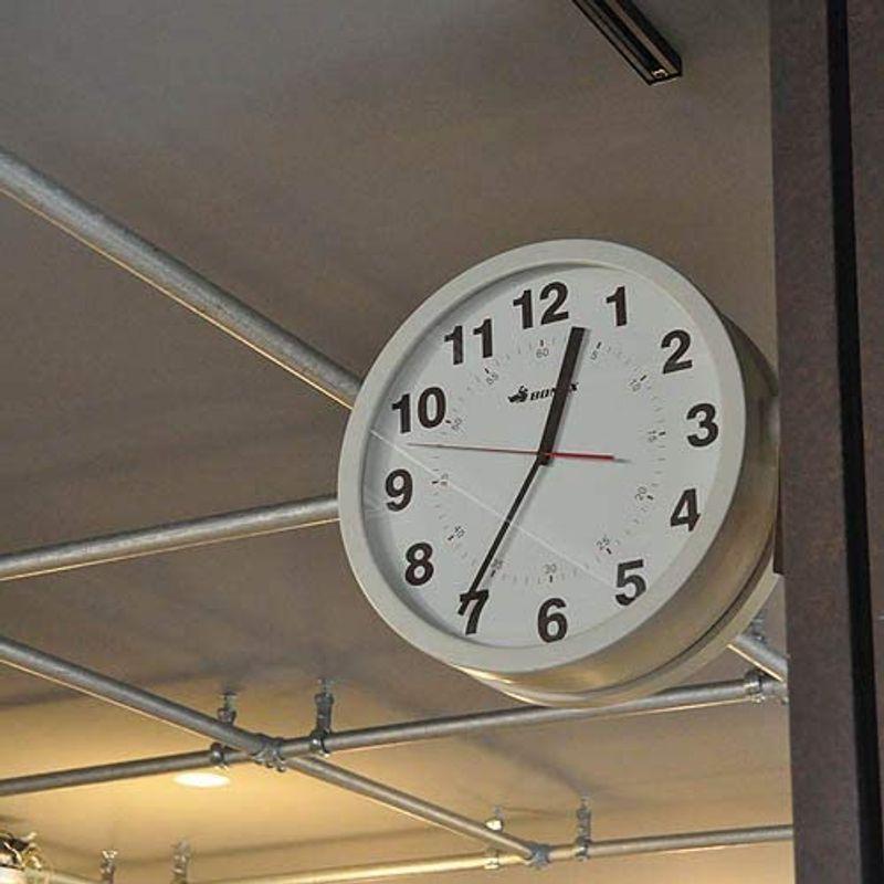 の激安 ダルトン(Dulton) ダブルフェイス ウォール クロック ブラック