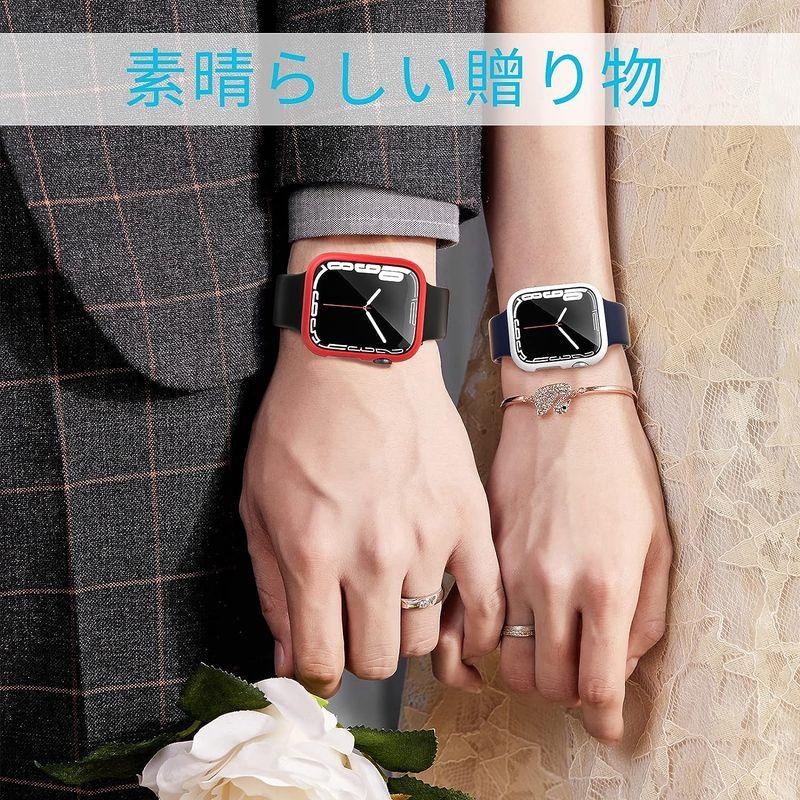 4色セットWiki VALLEY 対応Apple Watch Series8 /Series7 45mm用 ケース メッキ PCフレームカバ｜hands-select-market｜07