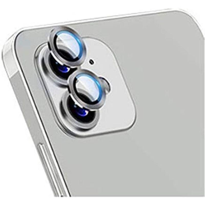iPhone12 カメラレンズガラスフィルム 9H カメラレンズ保護 アップル アイフォン12 カメラレンズ メタルリング ファッションリン｜hands-select-market｜04