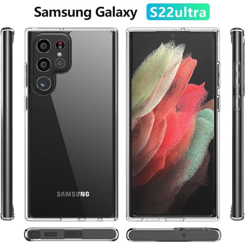 Samsung Galaxy S22 Ultra ケース クリア SC-52C | SCG14 全透明 TPU バンパーケース 2重構造 米｜hands-select-market｜04